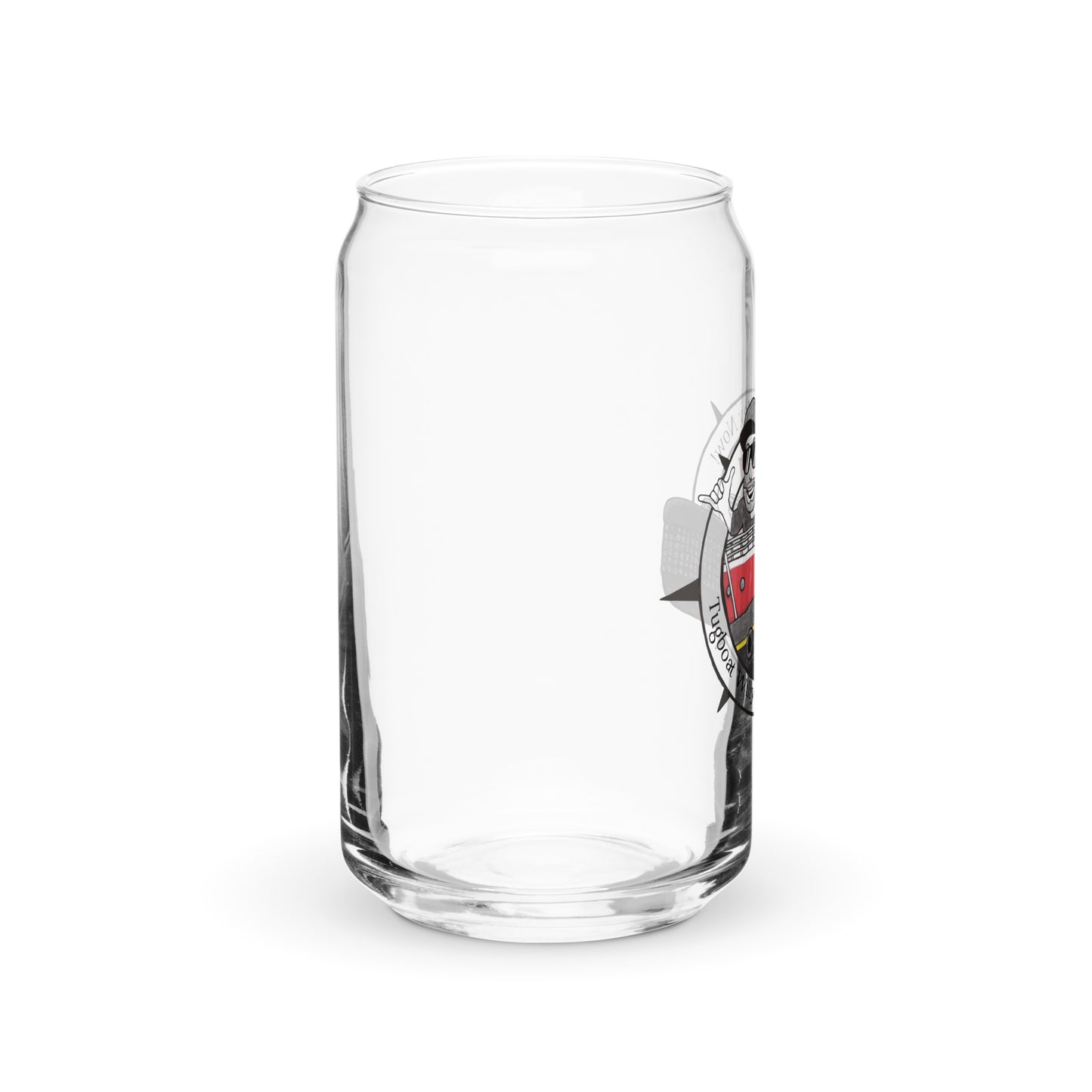 Can-shaped glass