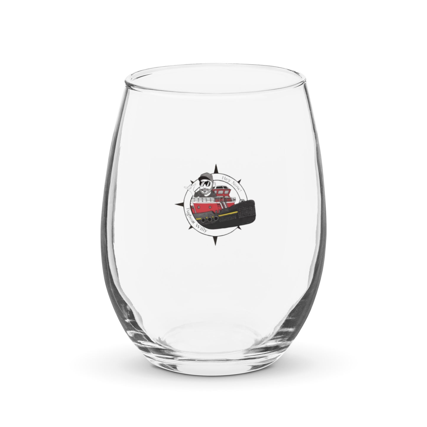 Stemless wine glass